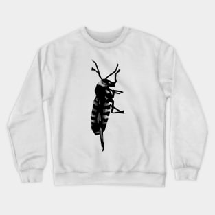 black and white wasp Crewneck Sweatshirt